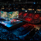 The arena at the Mid-Season Invitational, by Riot Games. Source